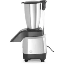 HENDI Eiszerkleinerer, Eismaschine, Eiscrusher, Behälterinhalt: 3L, Geschwindigkeit: 1000 RPM, Output: 160 kg/h, Gewicht 5,4 kg, 230V, 200W, 194x329x(H)523mm, Edelstahl