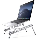 UGREEN Laptop Ständer Tragbar Höhenverstellbar Notebook Ständer Aluminium Laptop Stand Tisch Laptop Tablet Halterung kompatibel mit iPad, MacBook, Asus, HP, Acer, Surface, Dell 8 bis 15,6 Zoll