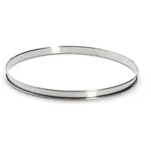 De Buyer Tortenring aus Edelstahl mit Rollrand ø 24 cm,