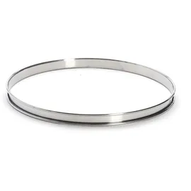 De Buyer Tortenring aus Edelstahl mit Rollrand ø 24 cm,