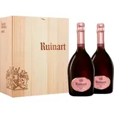 Champagner Ruinart - Brut Rosé - Geschenkset 2 Fl.