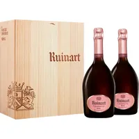 Ruinart - Brut Rosé Champagner  - Geschenkset  2 Fl. in OHK