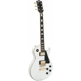 Dimavery LP-520 E-Gitarre, weiß/gold