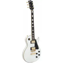 Dimavery LP-520 E-Gitarre, weiß/gold