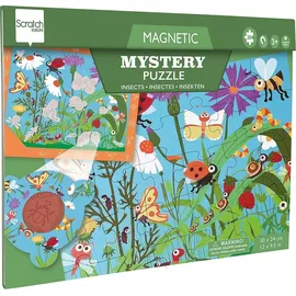 Scratch Magnetisches Entdeckerpuzzle Gartentiere