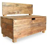 vidaXL Sitzbank Altholz Massiv 86 x 40 x 60 cm
