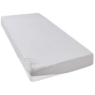 OTTO home Spannbettlaken Jersey 90 x 200 - 140 x 200 - 180 x 200 cm grau-silbergrau