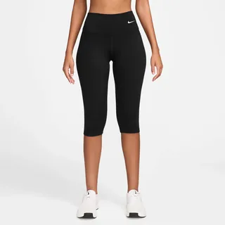 Nike W NK DF ONE HR CAPRI TIGHT WT BLACK/WHITE M