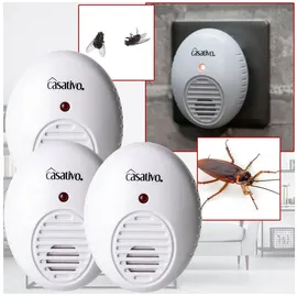 casativo Hocheffektiver Ultraschall-Insektenvertreiber 3er-Set 3 St.