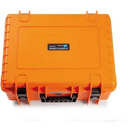 B&W International B&W Case Type 6000 RPD orange mit Facheinteilung