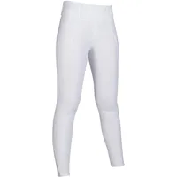 HKM Damen Lisa Silikon-Vollbesatz Reitleggings, Weiß, 32/34