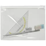 topmatic® Gleitverschlussbeutel 20,0 x 15,0 cm transparent/weiß 70 my, 1 St.