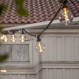 star trading deutschland gmbh Outdoor-Lichterkette Extra Connecta Flat Netzteil 7 m Schwarz