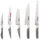 Global Messerset 5-tlg. Silber