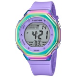 Calypso Color Splash Damen-Armbanduhr, Silikon, Violett, K5842/2