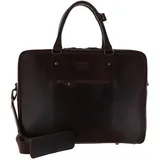 Buckle & Seam Albert Braun / Innenfutter Dot (15"), Notebooktasche, Braun