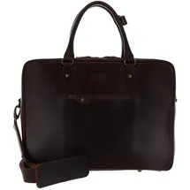 Buckle & Seam Albert Braun / Innenfutter Dot (15"), Notebooktasche, Braun