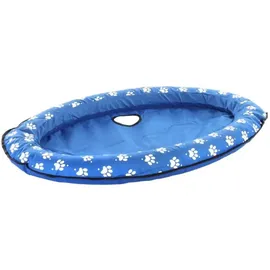 Karlie Flamingo LUFTBETT FLOSI + LUFTPUMPE BLAU 100x65CM