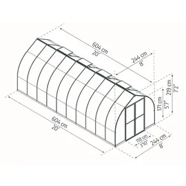 CANOPIA Bella Alu HKP 6 mm 14,7 m2