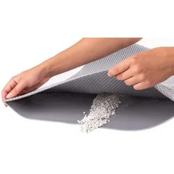 KAHU® Katzenklo Matte • Katzenstreu Matte • Katzenklo Unterleger • Katzenklo Vorleger • Streufang Matte für Katzenklo • selbstreinigende Katzenklomatte • wasserdichte Katzenmatte-Vorleger • rutschfeste Katzenklomatte