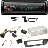 Pioneer MVH-S520DAB USB FLAC Digitalradio AUX Einbauset für BMW E90 E91 E92 E93