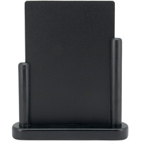 SECURIT Securit® Tischkreidetafel Elegant, mittel, schwarz | schwarz