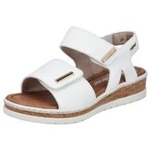 Rieker Riemchensandalen Damen Weiß 38