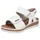 Rieker Riemchensandalen Damen Weiß 38
