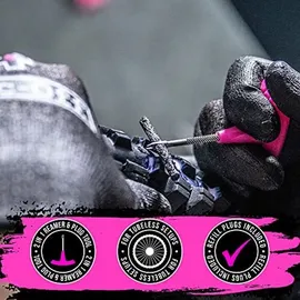 Muc-Off Tubeless Puncture Plug Reparaturset Flickzeug pink Einheitsgröße