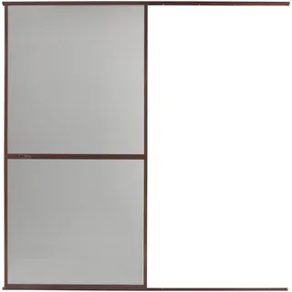 hecht International Insektenschutz-Schiebetür Comfort 120 x 240 cm Braun