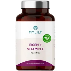 MYLILY Powerfrau - Eisen + Vitamin C Mineralstoffe 90 ct 