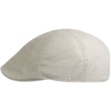 Stetson Texas Organic Cotton Flatcap Herren - Nachhaltige Schiebermütze mit Bio-Baumwolle - Flat Cap mit UV-Schutz (40+) - Herrencap Frühjahr/Sommer - Schirmmütze Natur S (54-55 cm)