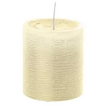 Wiedemann Rustik-Kerze 130 x 68 mm Bisquit 8 St.
