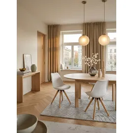 KADIMA DESIGN Esszimmerstuhl Lund Kunstleder weiß 2er Set