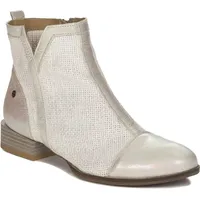 Damen Leder Knöchelstiefel mit niedrigem Absatz Maciejka 06397-22 Beige 37 - Beige - 37