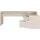 Forte Schreibtisch Eckschreibtisch Tezaur, mit viel Stauraum, B/H/T 200/75,7/121,8 cm
