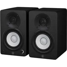 Yamaha HS3 Studiomonitore – 2-Wege Aktivlautsprecher, Paar, Bassreflex 3,5" 52W, Hohe Qualität, Flacher Frequenzgang, Fortschrittliche Raumsteuerung, für Musikproduktion, Inhaltserstellung - Schwarz