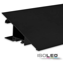 LED Aufbauleuchtenprofil HIDE TRIANGLE Aluminium schwarz RAL 9005 200cm