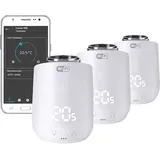 eurotronic 700224 Comet WiFi Funk-Heizkörperthermostat-Set elektronisch 3er Set