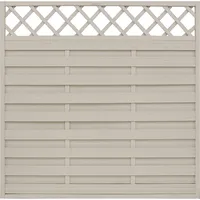 Andrewex Sichtschutzzaun Element Country 180 cm x 180 cm cream