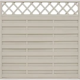 Andrewex Sichtschutzzaun Element Country 180 cm x 180 cm cream