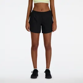 New Balance Sport Essentials 5" Damen Shorts Schwarz XS