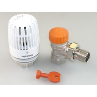 HEIMEIER Set 3 Thermostat-Kopf k eco und Thermostat-Ventilunterteil Eclipse,