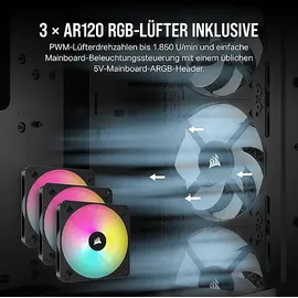 Corsair 3000D RGB Airflow schwarz
