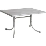 XXXLutz Acamp Klapptisch boulevard Rechteckig Platin-Cemento 110 cm x 70 cm