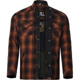 Bores Lumberjack Premium Motorradhemd, (Orange/Black,XL)