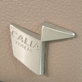 Calia Italia "Simon", schwarz, B:97cm H:40cm T:97cm, Leder SORRENTO, pigmentiertes Glattleder;Leder BULL, pigmentiertes Dickleder, Hocker, Polsterhocker