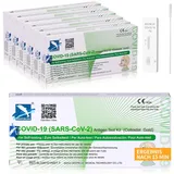 Corona Laientest Selbsttest Covid-19 Antigentest auf SARS-CoV-2 Schnelltest zur Eigenanwendung Testkassete Probentupfer Antigenextrakt (7)