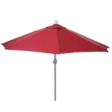 Mendler Parla 285 x 145 cm bordeaux ohne Ständer halbrund