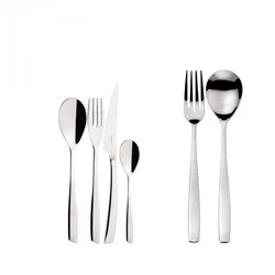riviera, besteckset 50 tlg. stahl poliert, box galerie, casa bugatti